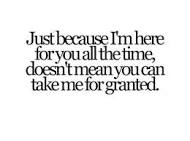 taken for granted1