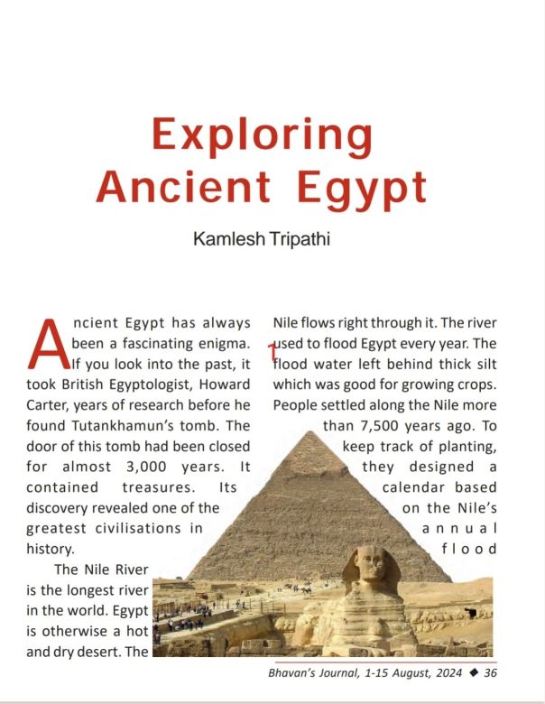 EXPLORING ANCIENT EGYPT | Shravan charity mission