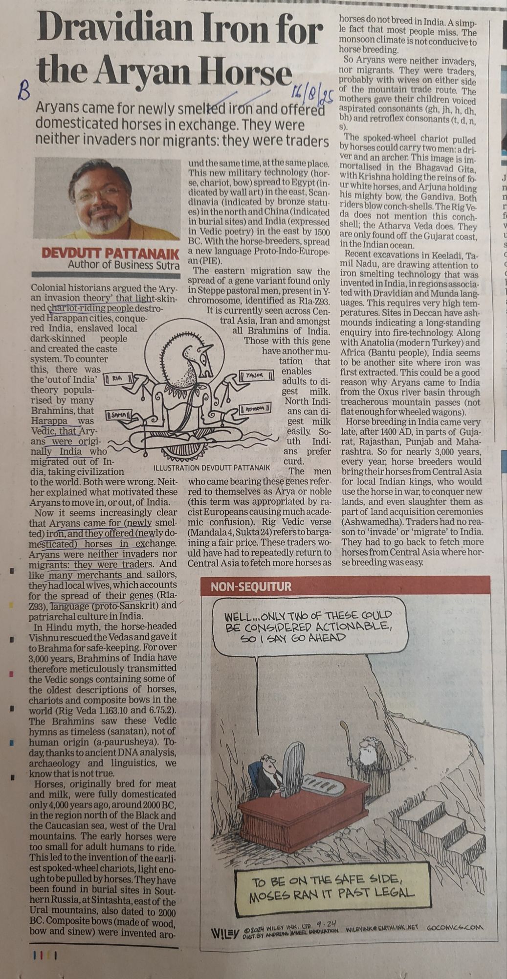 Dravidian Iron for the Aryan Horse … Devdutt Pattanaik aryan horse ...